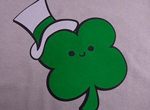 Image depicting some of the the downloadable cut file Shamrock