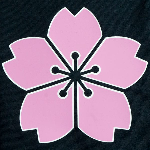 A cherry blossom made with a base of White Dimension and ThermoFlex Plus