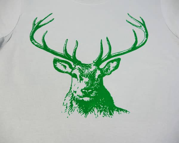 A detailed deer made with Green DecoFlock Premium Plus