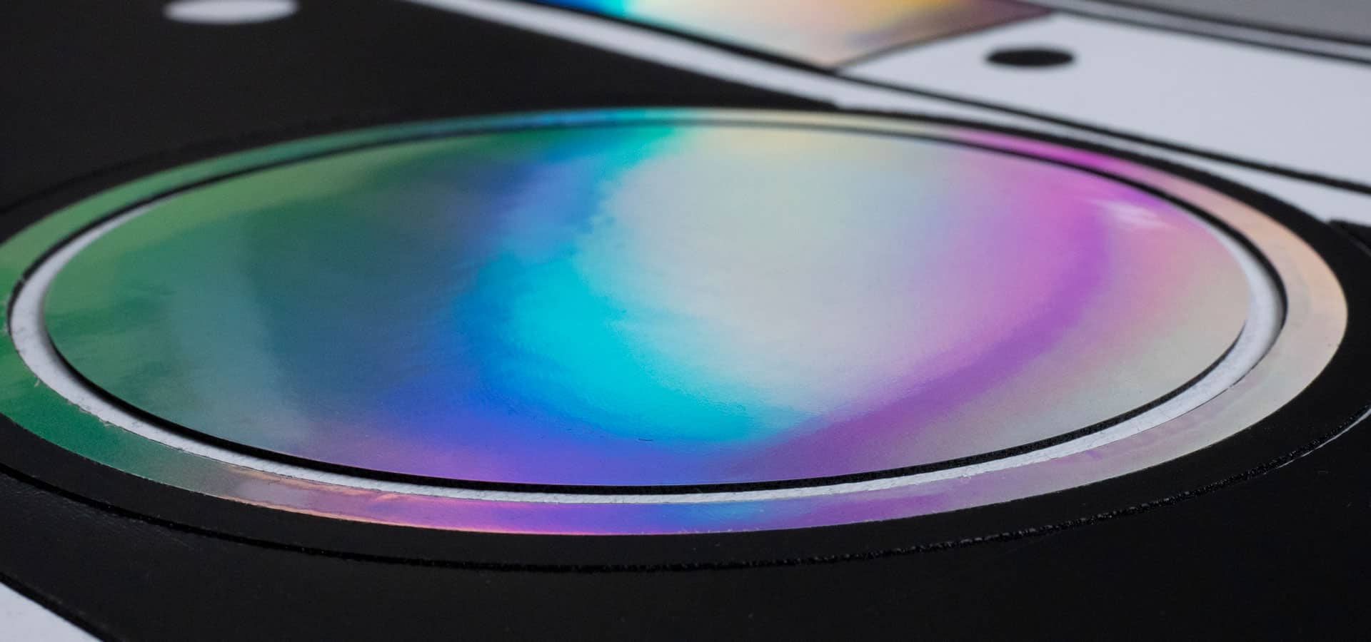 A close up of a camera made with Dimension, DecoSparkle, and ThermoFlex Plus